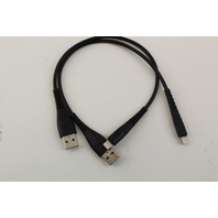 Charging Cables To iPhone (3) USB-C  3' (2) USB-A 12" (1) USB-A 80" New