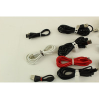 iPhone Cable End To USB-A (11) Cables 7" to 80" New Lot Of 11