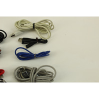 iPhone Cable End To USB-A (11) Cables 7" to 80" New Lot Of 11