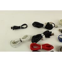 iPhone Cable End To USB-A (11) Cables 7" to 80" New Lot Of 11
