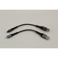 USB-A to USB-Micro Cables (2) 7", (1) 80" (1) 70" New