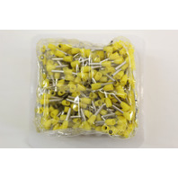 BM Group 00503 Ferrule 18awg Length 8mm Yellow (Lot Of 480)