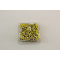 BM Group 00503 Ferrule 18awg Length 8mm Yellow (Lot Of 480)