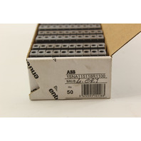 ABB 1SNA115118R1100 Feed-Through Grey Terminal Blocks M6/8 (Box Of 50)