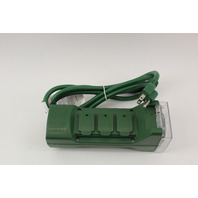 Kasonic Outdoor Power Stake 6 Outlet 24 Hour Timer New