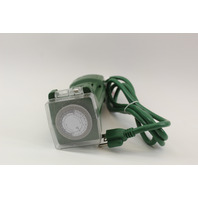 Kasonic Outdoor Power Stake 6 Outlet 24 Hour Timer New