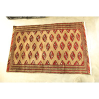 Persian Rug 52&rdquo; x 34&rdquo; Balouch Cotton Foundation w/ Wool Pile New