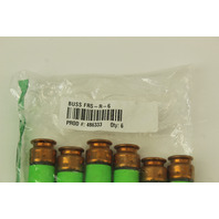 Buss FRS-R-6 Fusetron Fuses (Lot Of 6)