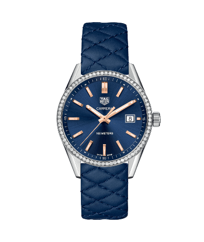 TAG Heuer CARRERA QUARTZ * 72 Diamonds * 100M * Sapphire Crystal WAR1114.FC6391 760643197733 | eBay
