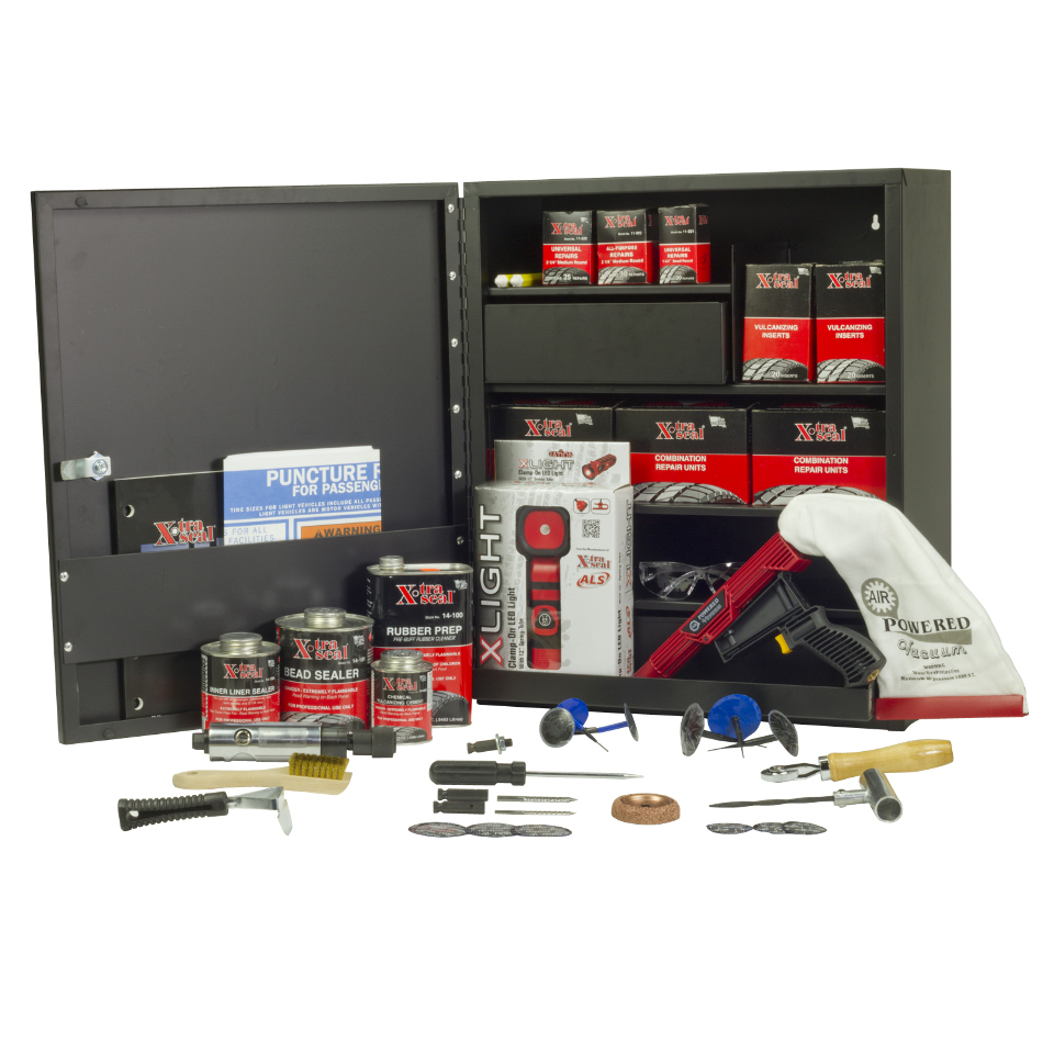 Master Tire Repair Cabinet Assortment, Complete Puncture Repair