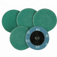 (25) PACK, 2" ROLL ON ROLOC DISCS, GREEN ZIRCON, 50 GRIT, USA MADE