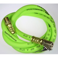 FLEXZILLA TIRE INFLATION HOSE, X-LONG 8', 1/4" NPT, OPEN FLOW CLIP ON CHUCK FLEXZILLA TIRE INFLATION HOSE, X-LONG 8', 1/4" NPT, OPEN FLOW CLIP ON CHUCK