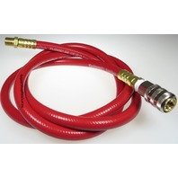 MADE IN USA TIRE INFLATION HOSE, 5' LONG, 1/4" NPT, CLOSED FLOW LOCK ON CHUCK MADE IN USA TIRE INFLATION HOSE, 5' LONG, 1/4" NPT, CLOSED FLOW LOCK ON CHUCK