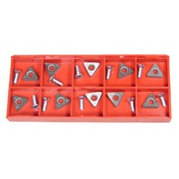 100 PACK OF AMMCO NEGATIVE RAKE BRAKE LATHE BITS, 10 BITS PER BOX 100 PACK OF AMMCO NEGATIVE RAKE BRAKE LATHE BITS, 10 BITS PER BOX