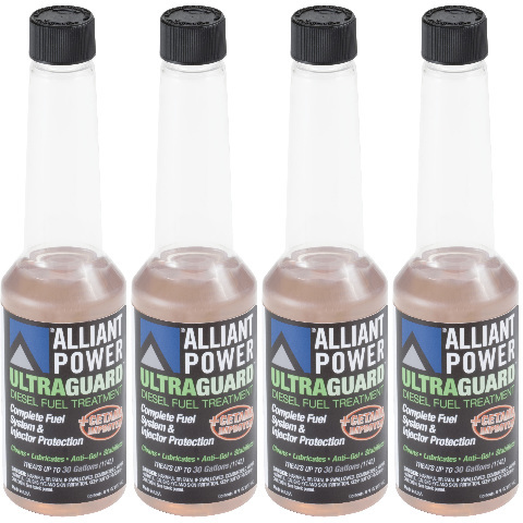 Alliant Power ULTRAGUARD Diesel Fuel Treatment | 4 Pack of 1/2 Pints | # AP0500