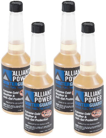 Alliant Power WINTERGUARD Diesel Fuel Treatment - Pack of 4 Pints # AP0506