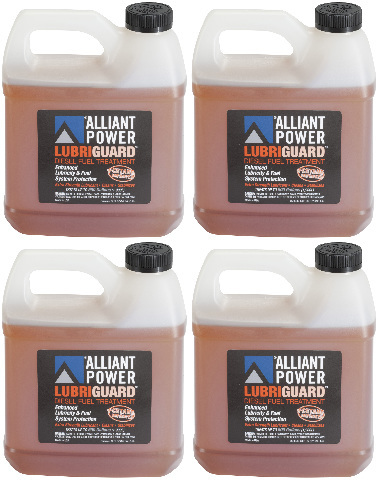 Alliant Power LUBRIGUARD Diesel Fuel Treatment - 4 Pack of 1/2 Gallons # AP0511