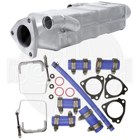International MaxxForce DT,9,10 Reman EGR Cooler with Install Kit 2008-2011 - Intake Side | Bostech EGR106262R-K3