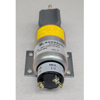 Woodward Diesel Shutoff 12V Solenoid Part # 2000-4505, Model # 2001-12E2U1B1S1A with 3 Terminals