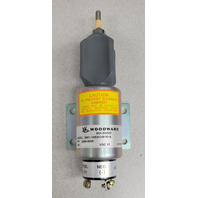 Woodward Diesel Shutoff 12V Solenoid Part # 2000-4505, Model # 2001-12E2U1B1S1A with 3 Terminals