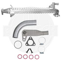 International DT466 / DT570 Reman EGR Cooler with Install Kit 2004-2009 - 21" Design | Bostech EGR106542R-K2