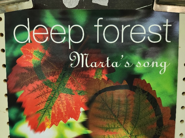 Deep Forest 1995 Boheme Original Epic Record Promotional Poster