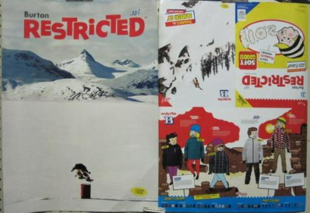 BURTON snowboard 2010 RESTRICTED Mark Sollors poster Flawless New Old Stock  | eBay