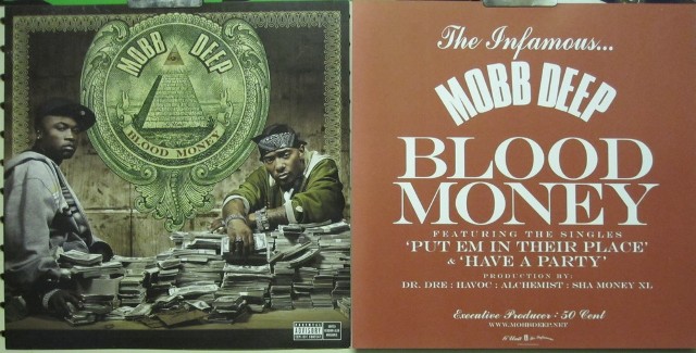 Mobb Deep 2006 Blood Money 2 Sided promo poster/flat Flawless New