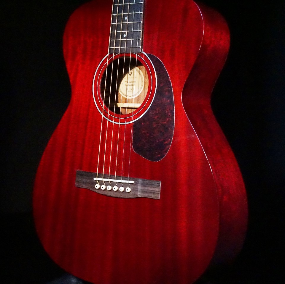 Guild M120 Cherry Red Acoustic Guitar W/Case Westerly Edition