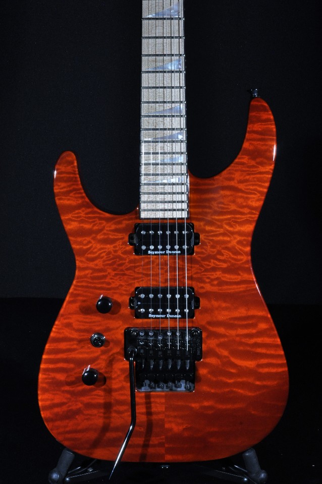 Jackson USA Custom Shop SL2 Lefty Rootbeer Quilt Top Guitar Mint