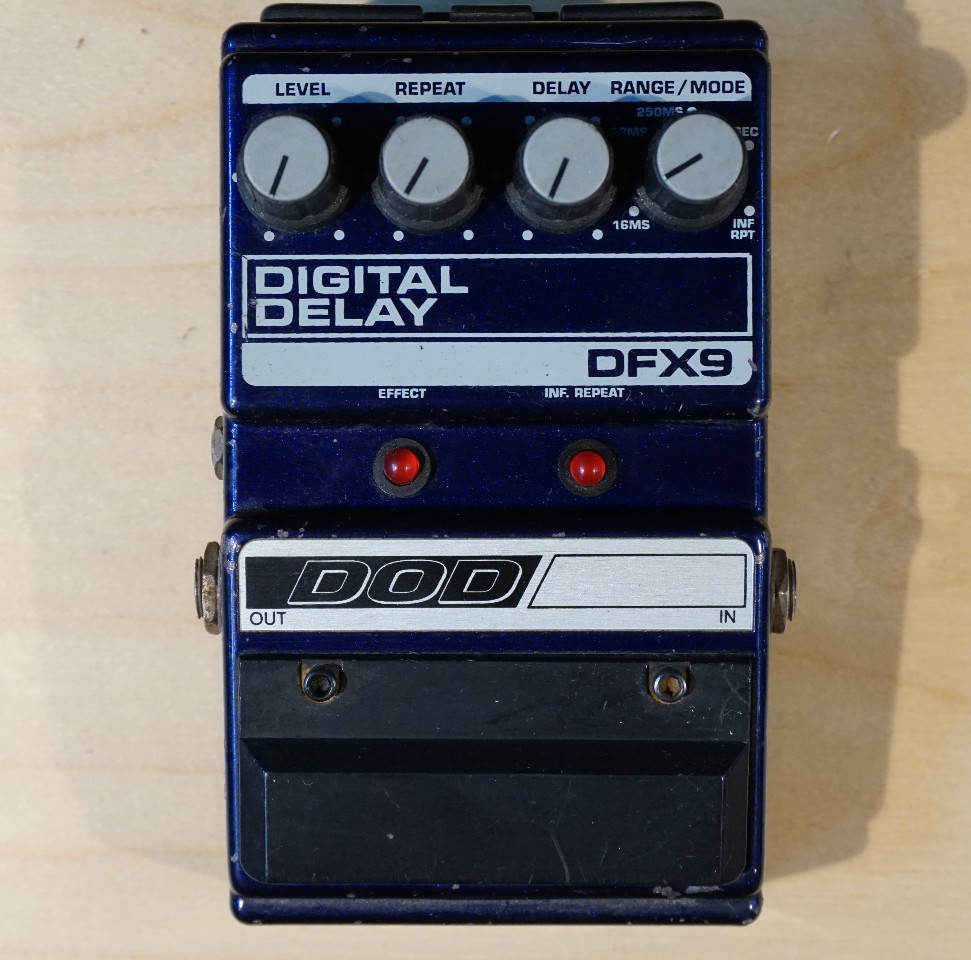 3 Pedals MXR Distortion II DOD Stereo Phaser DOD Digital Delay