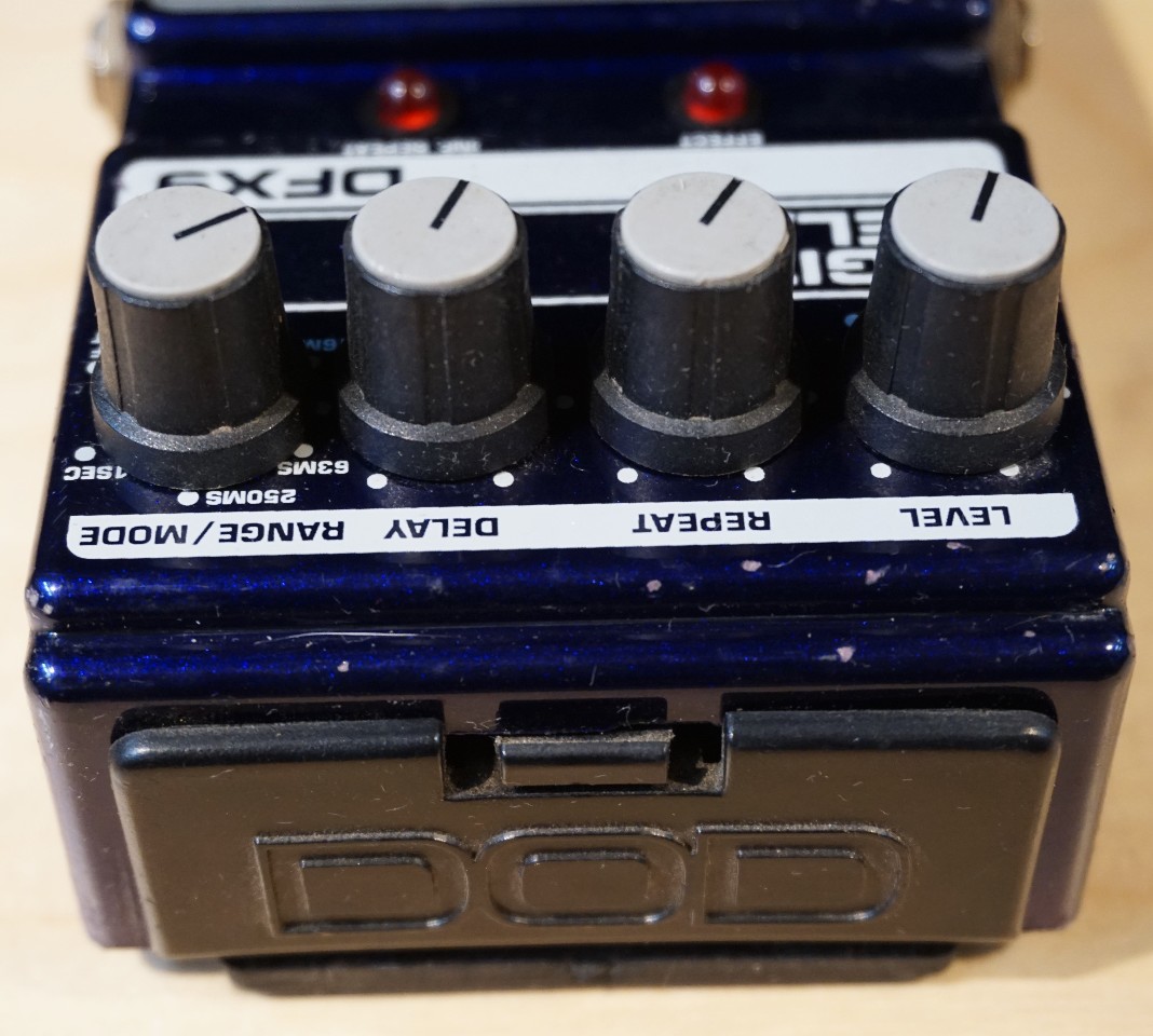 3 Pedals MXR Distortion II DOD Stereo Phaser DOD Digital Delay