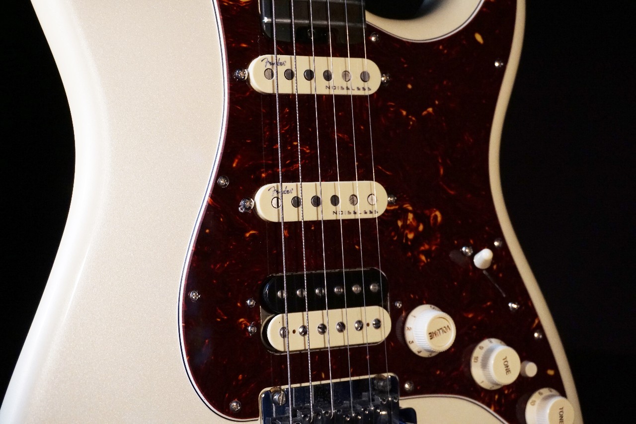 Fender American Elite Stratocaster HSS Shawbucker Olympic Pearl 2018 W