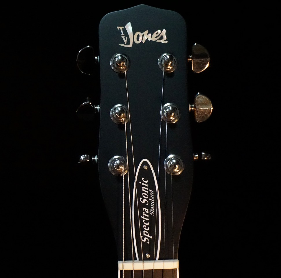 TV Jones Spectra Sonic Standard W/Bigsby Satin Black (Actual Guitar