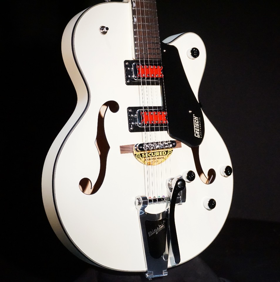 Gretsch G5410T MVW Rat Rod Hollow Body Matte Vintage White Electromatic