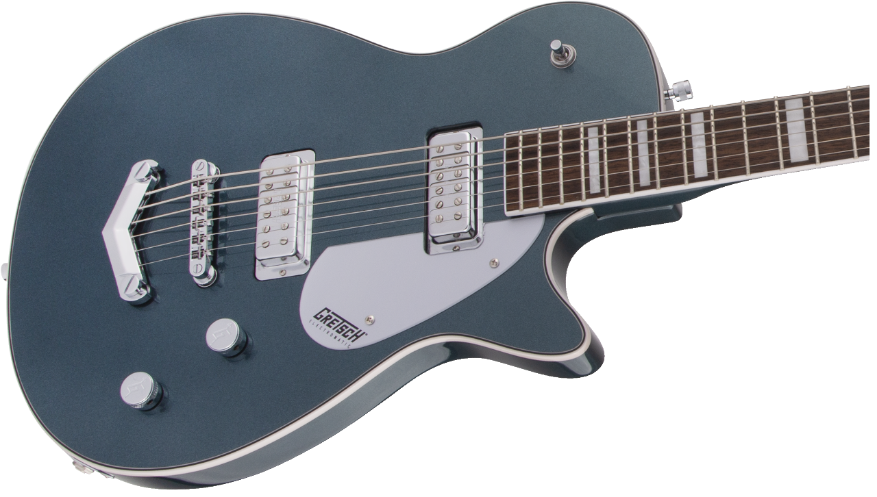 Gretsch G5260 Electromatic Jet Baritone Guitar Jade Grey Metallic StreetSoundsNYC