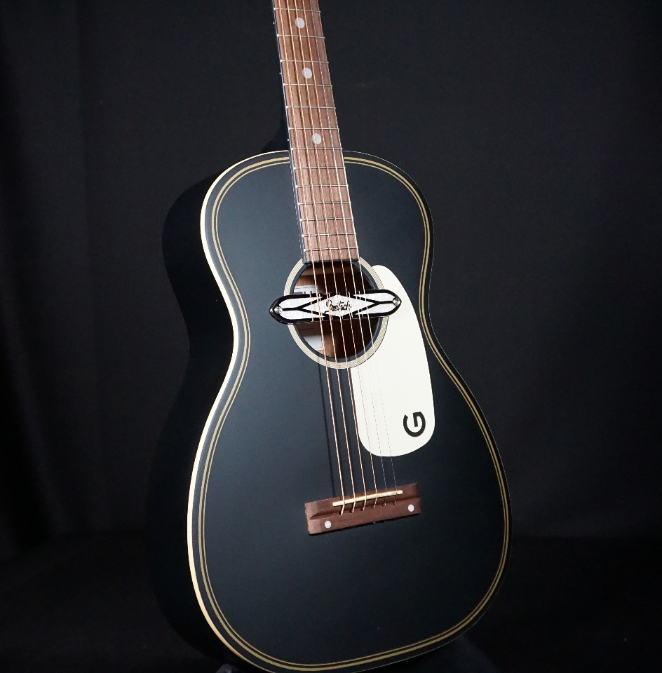Gretsch G9520E Gin Rickey Black Acoustic/Electric Roots Guitar