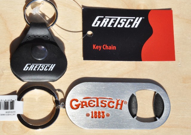 Gretsch Keychain Pick Holder And Keychain Bottle Opener