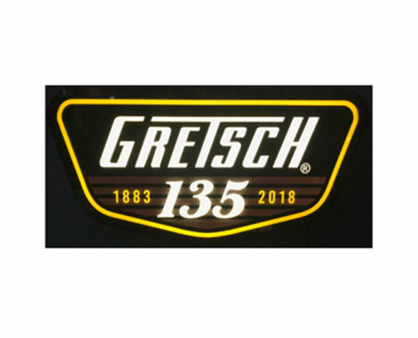 Gretsch 135Th Anniversary LED Lit Sign W/Power Supply 922-413-5100