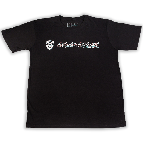 Guild Made To Be Played Tee Shirt Black Medium 921-0903-001