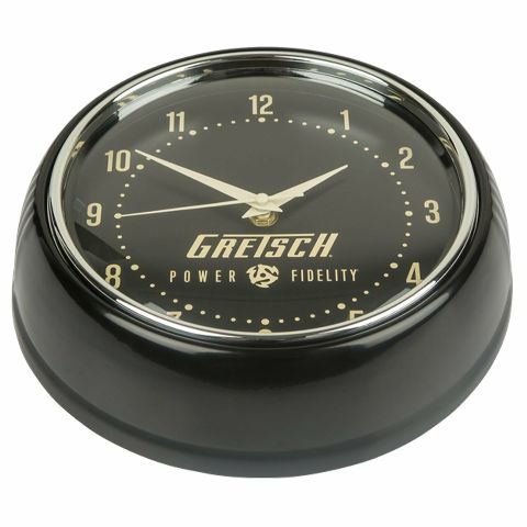 Gretsch Retro Power & Fidelity Wall Clock 922-846-3000