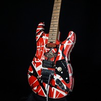 EVH Stripe Series Frankie Frankenstein Relic R/B/W Guitar (Open Box)