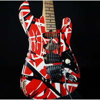 EVH Stripe Series Frankie Frankenstein Relic R/B/W Guitar (Open Box)