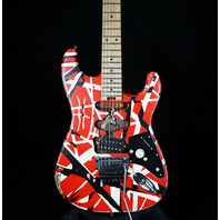 EVH Stripe Series Frankie Frankenstein Relic R/B/W Guitar (Open Box)