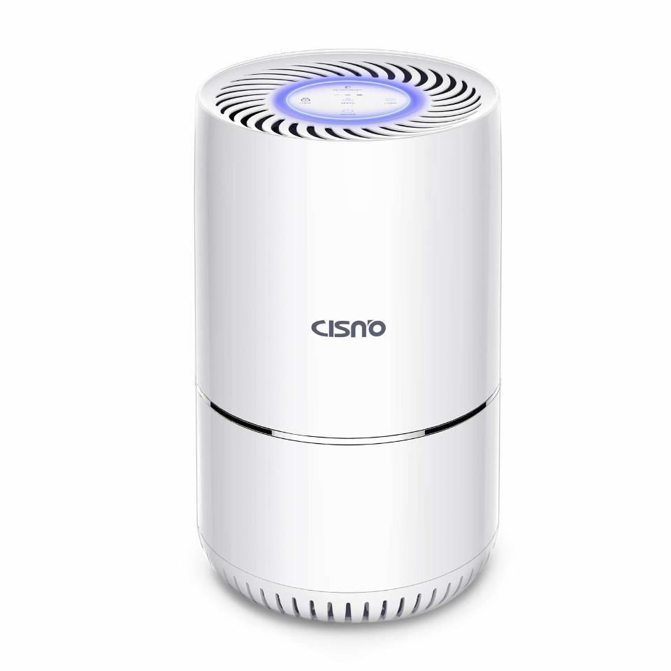 Cisno Air Purifier 3Stage True Hepa Filter, Smoke Odor Pets Dander