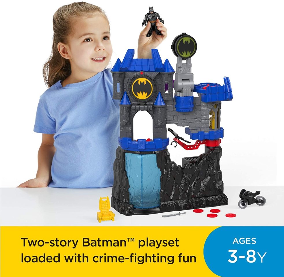 imaginext wayne manor batcave