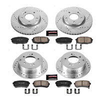 Power Stop K5912 - Z23 Evolution Sport Front And Rear Brake Kit