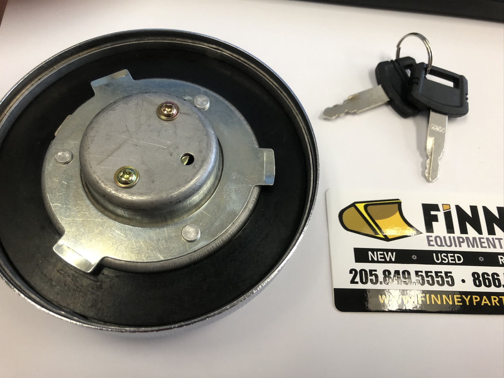 John Deere Excavator Locking Fuel Cap Keys AT175989 Finney Equipment