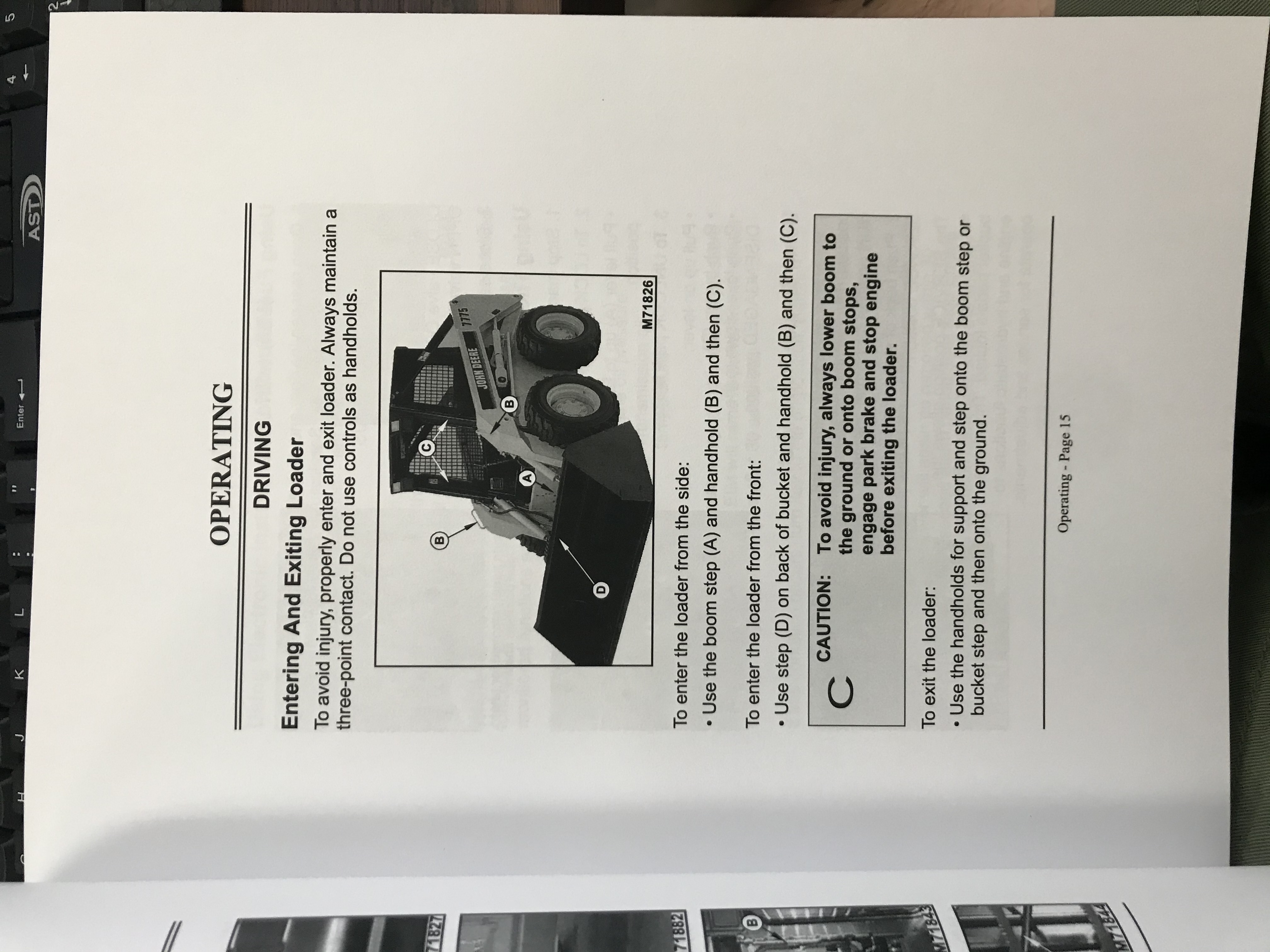 John Deere 6675 7775 Skid Steer Loader Operators Manual JD OMM120995