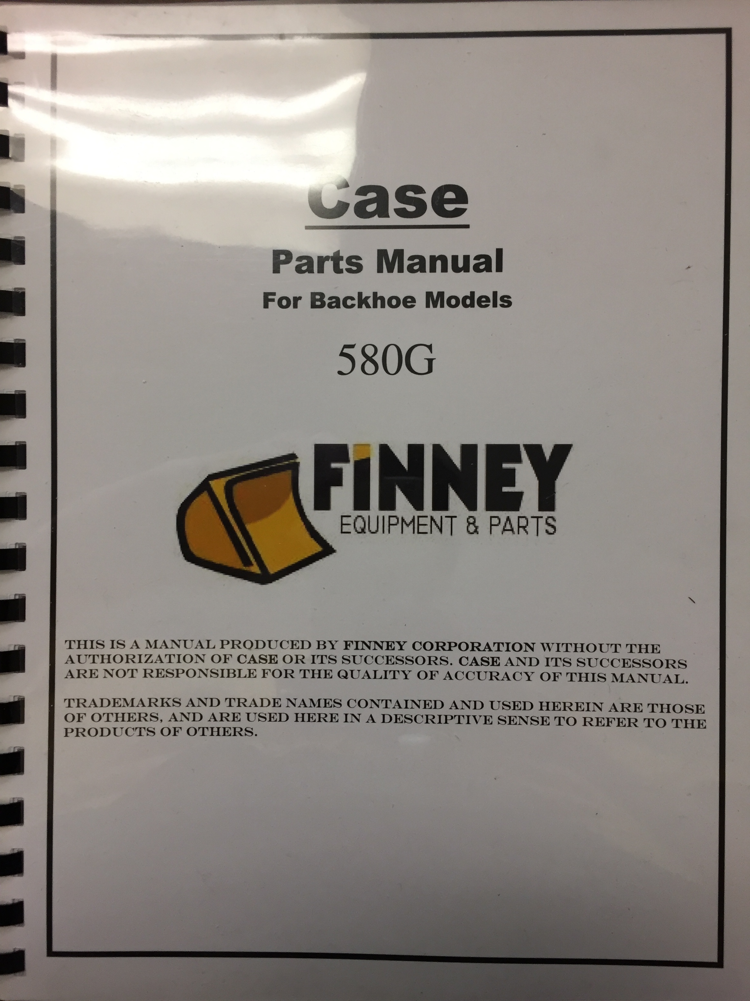Case 580G Backhoe Parts Manual Finney Equipment and Parts